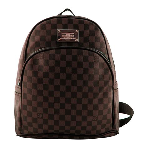 louis vuitton see through backpack|louis vuitton checkered backpack.